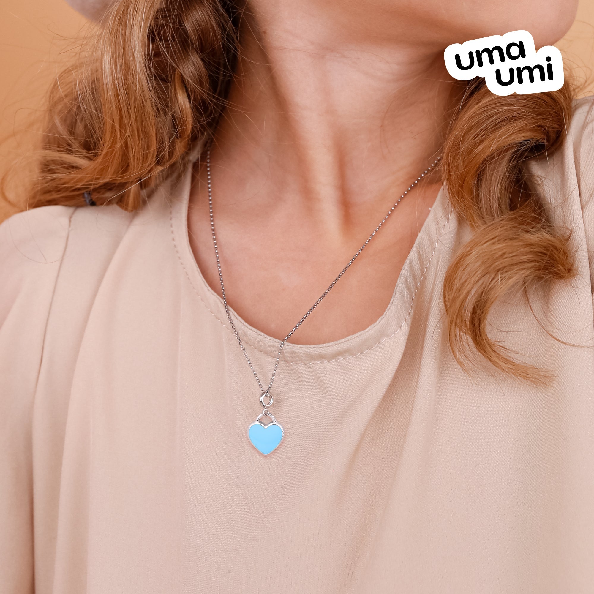 Pendant Blue Heart - UmaUmi