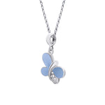 Pendant Blue Shiny Butterfly - UmaUmi