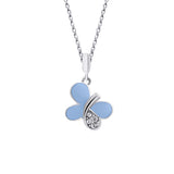 Pendant Blue Shiny Butterfly - UmaUmi