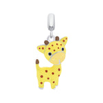 Pendant Giraffe with orange enamel - UmaUmi