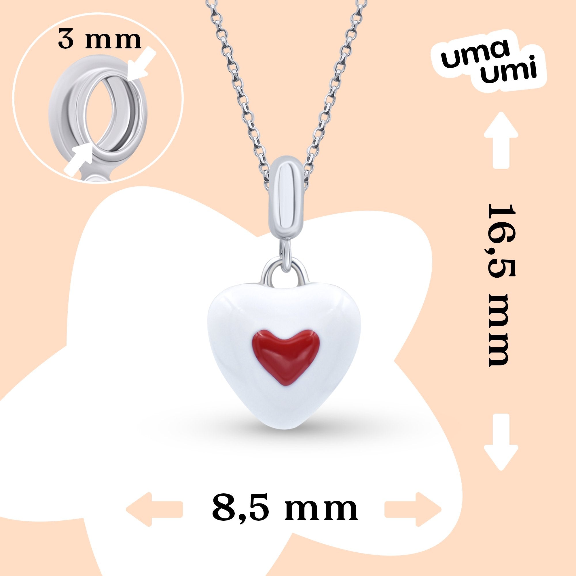 Pendant Heart in Heart - UmaUmi