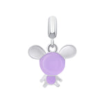 Pendant Mousie with violet enamel - UmaUmi