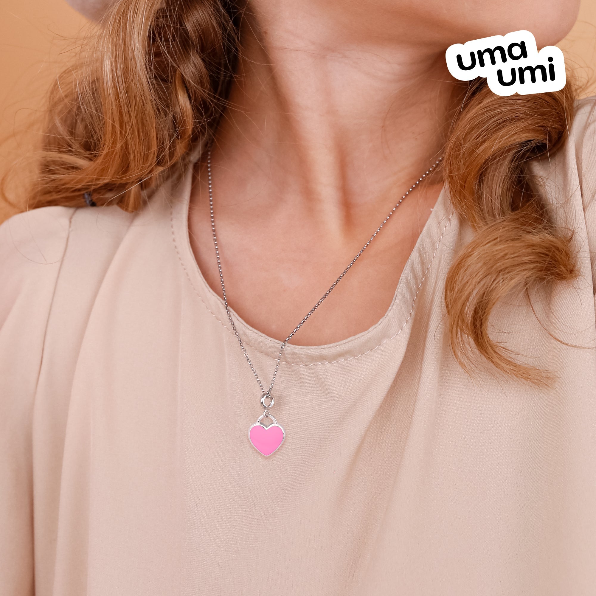 Pendant Pink Heart - UmaUmi