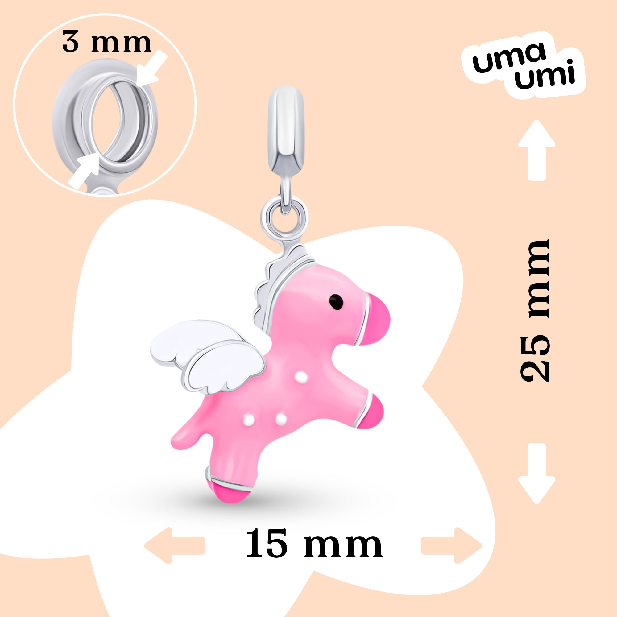 Pendant Pink Pegasus - UmaUmi