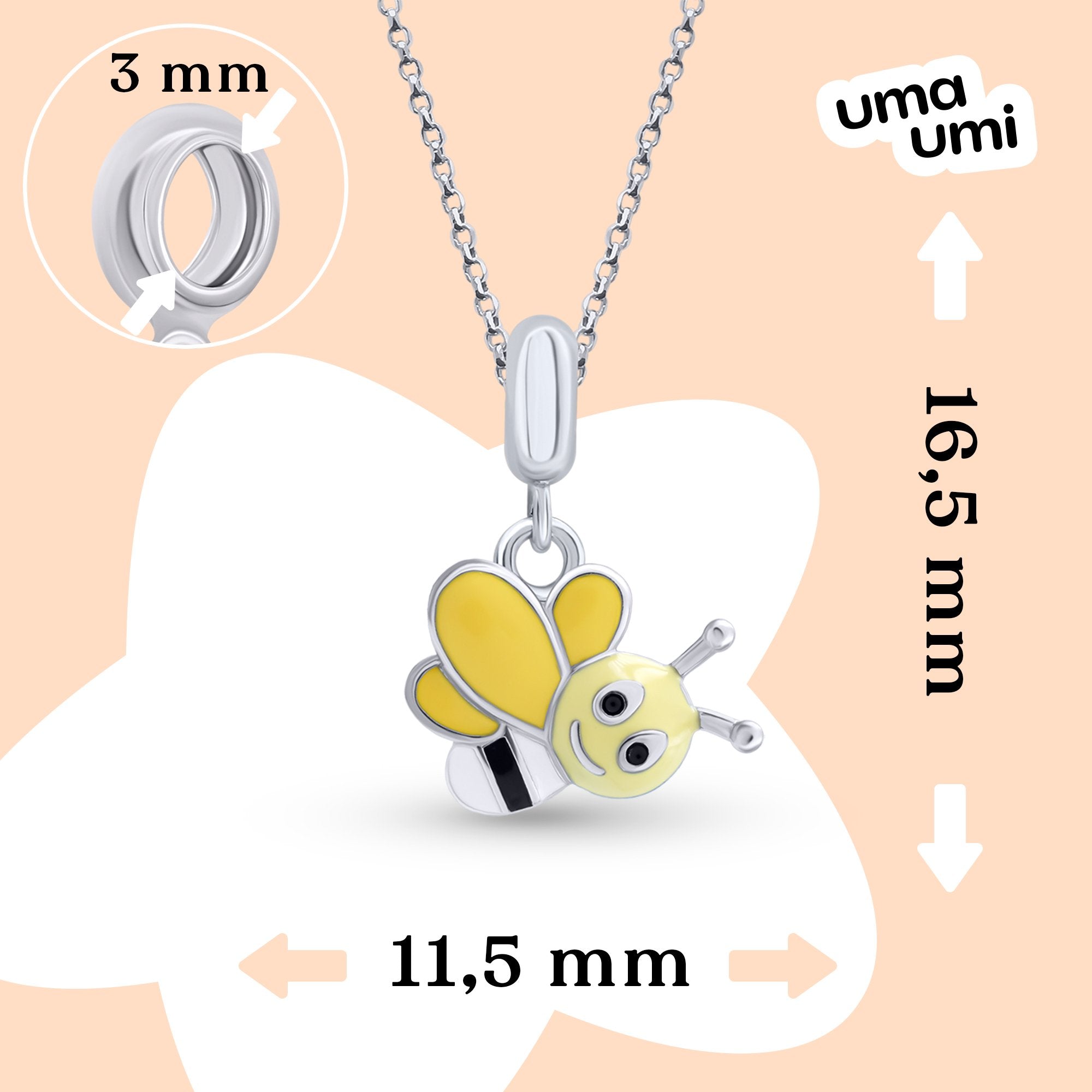 Pendant Yellow Marry Bee - UmaUmi