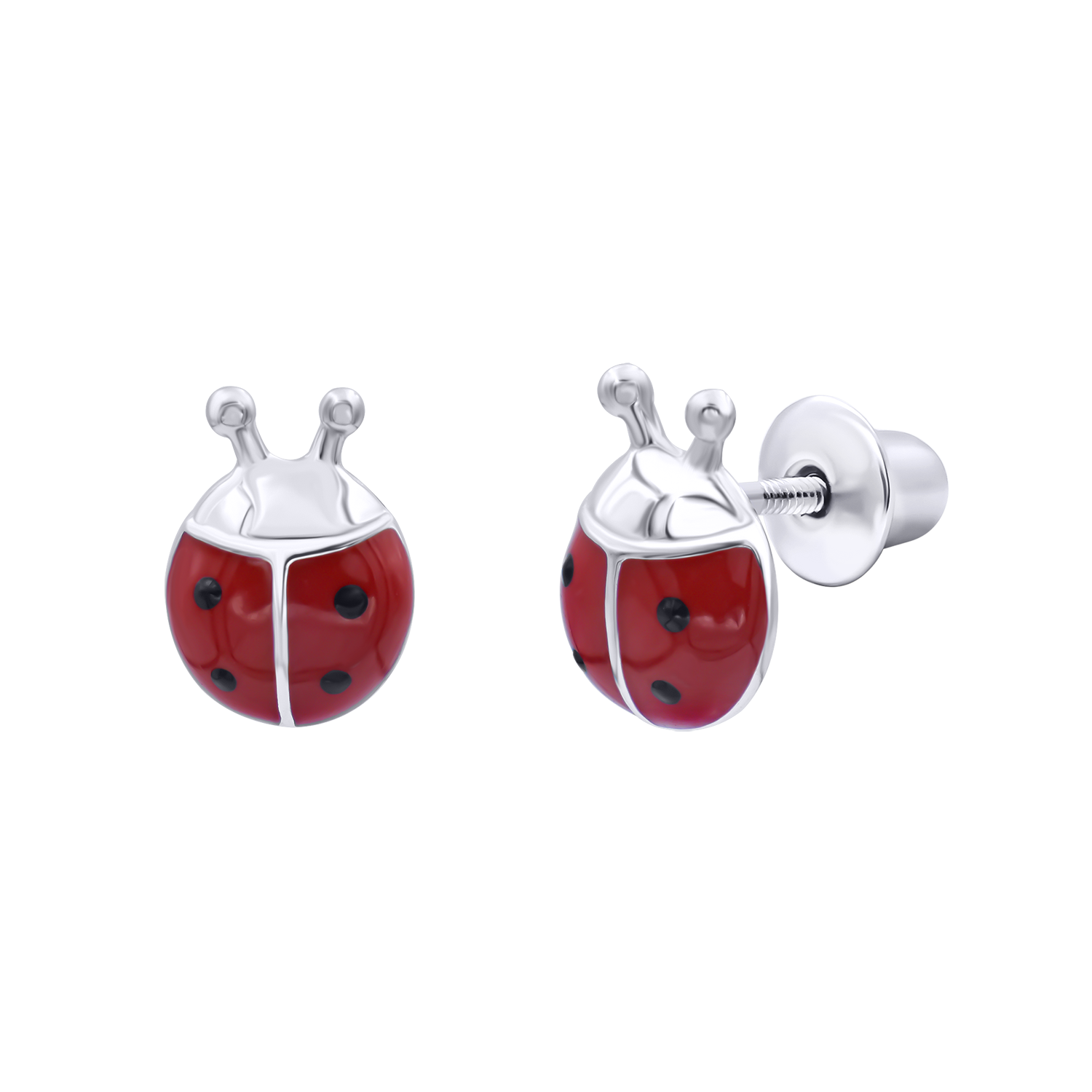 Earrings Ladybug