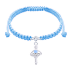 Braided bracelet Blue Ballerina