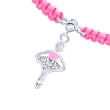 Braided bracelet Pink Ballerina