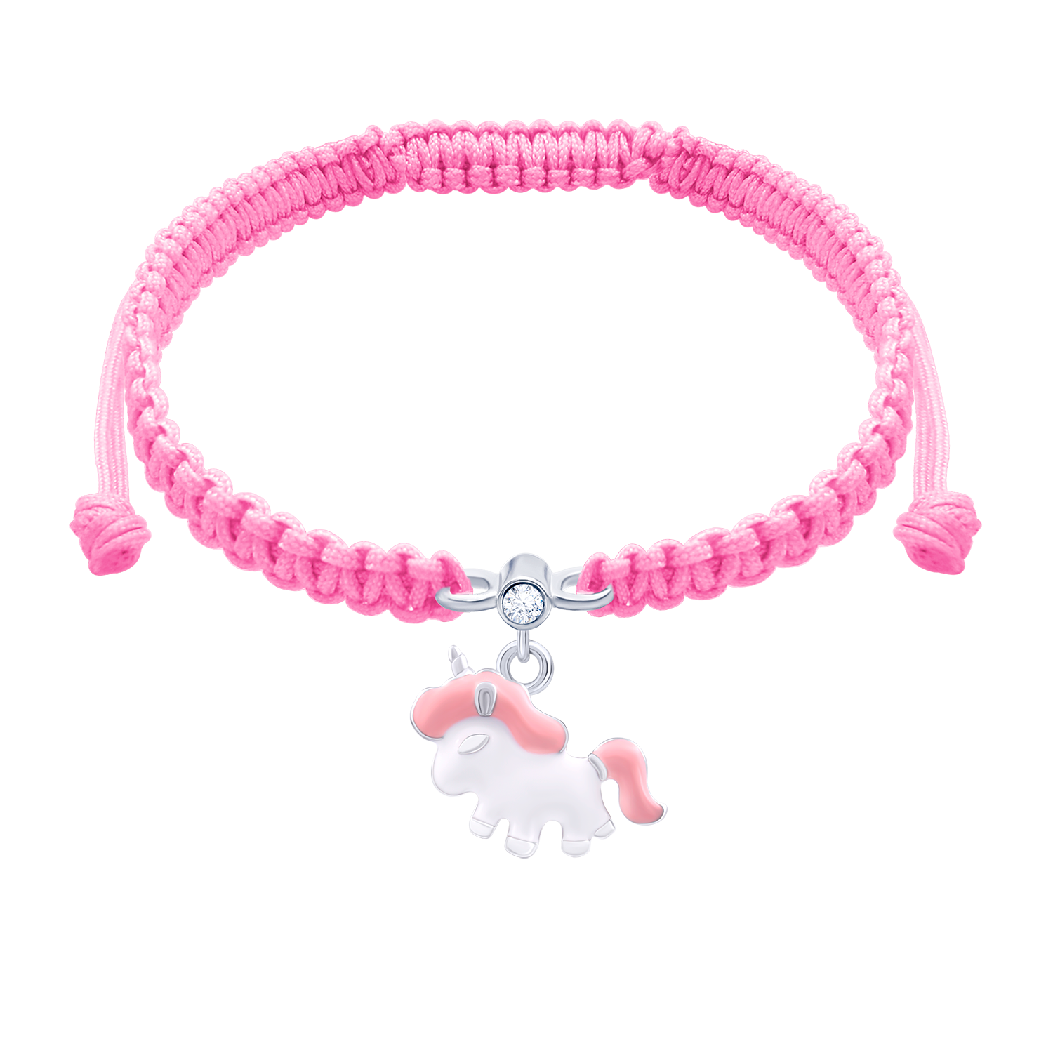 Braided bracelet Pink Unicorn
