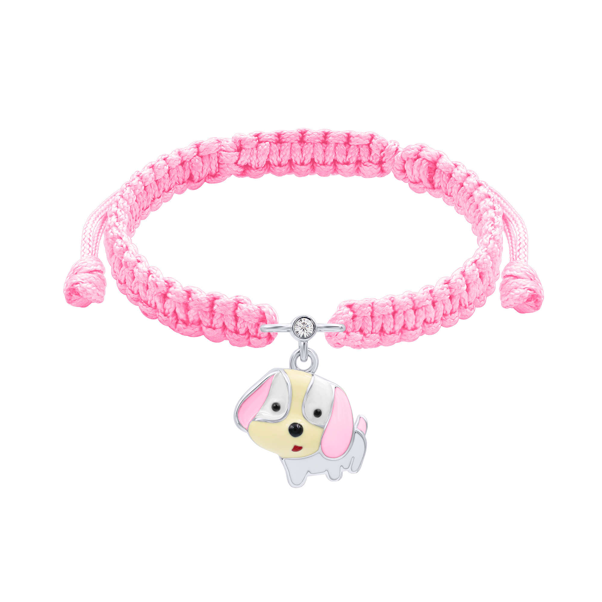 Braided bracelet Pink Puppy