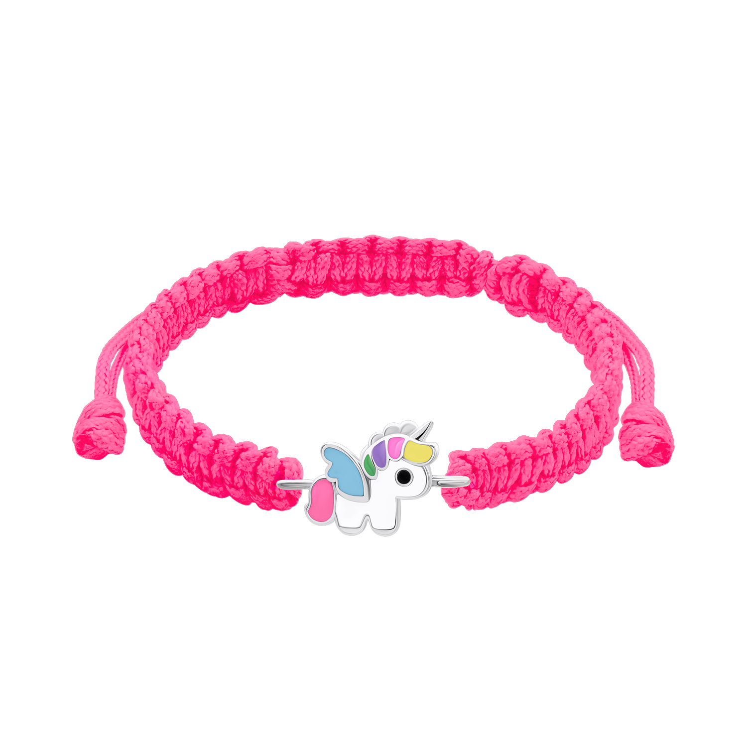Braided bracelet Colored Unicorn