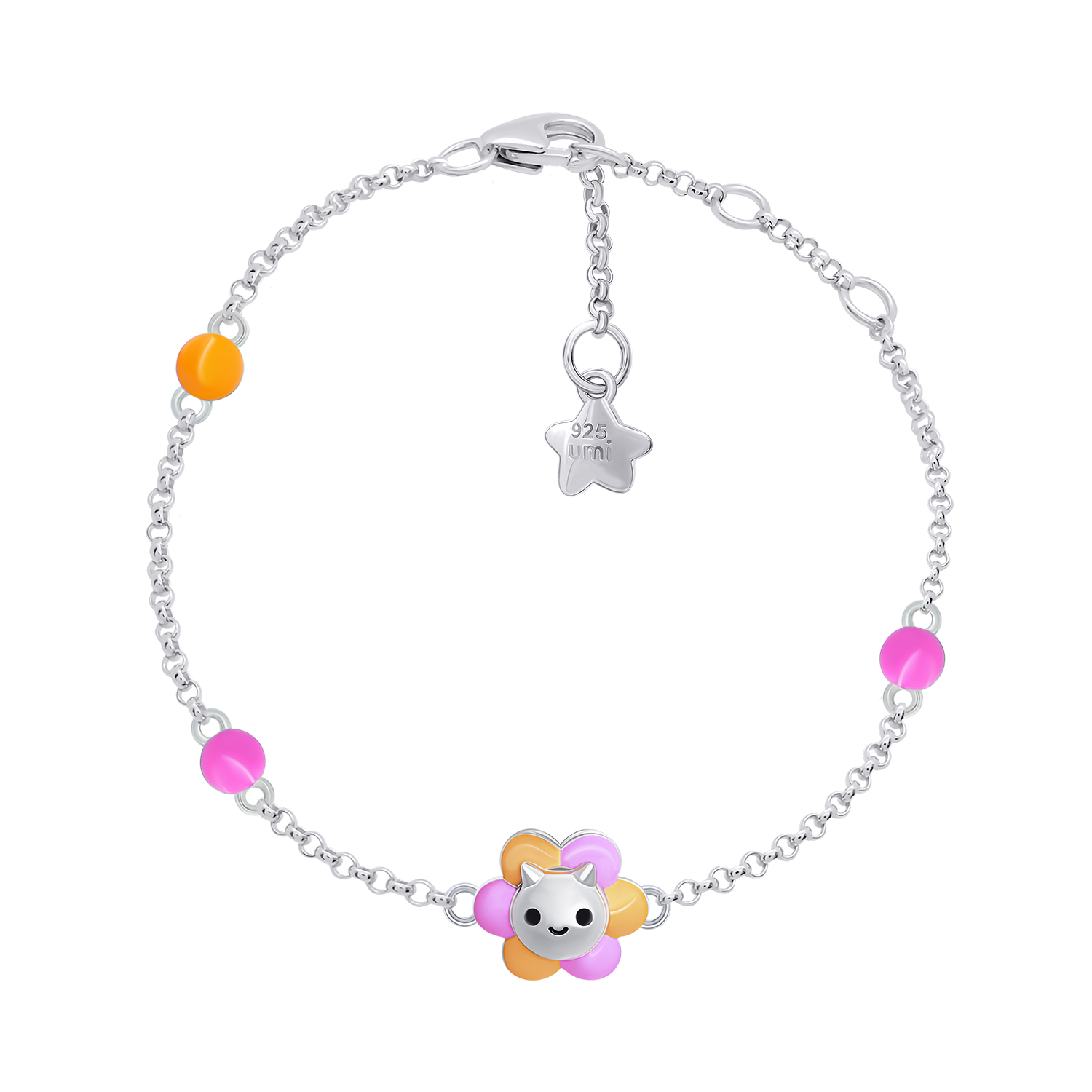 Bracelet on chain BUN the flowerlion
