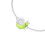Bracelet on chain WOP the snail
