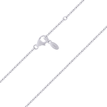 Silver chain Rollo, 380-420 mm