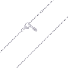 Silver chain Rollo, 380-420 mm