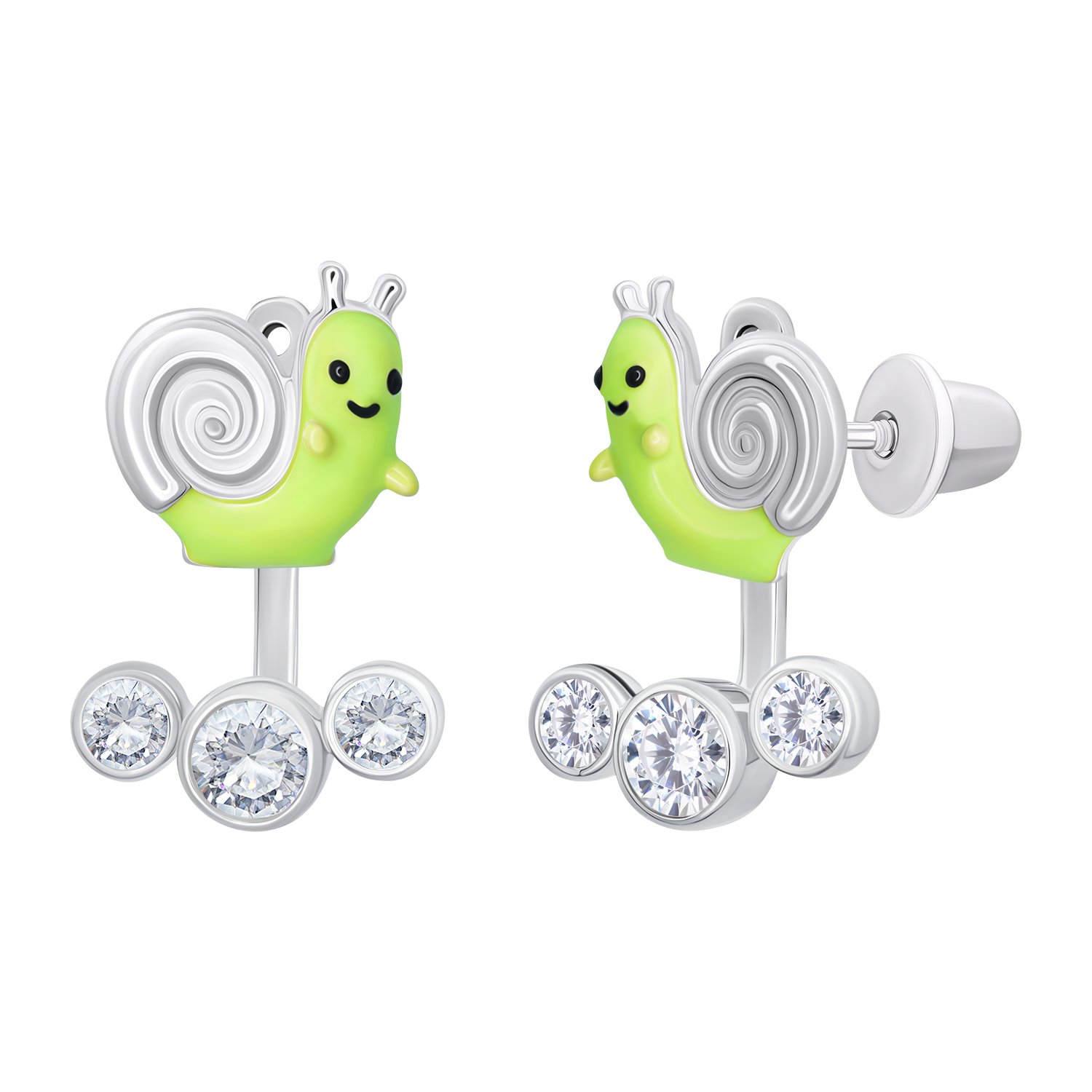 Jacket earrings WOP the snail