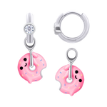 Earrings with pendants YAM the donut