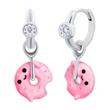 Earrings with pendants YAM the donut